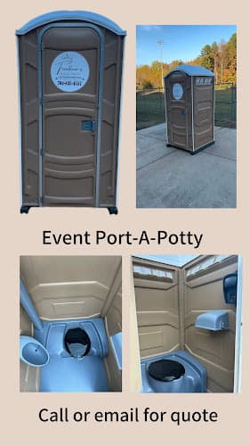 Faulkner's Royal Flush Inc. - exterior view of luxury portable restroom trailer in Charlotte, North Carolina