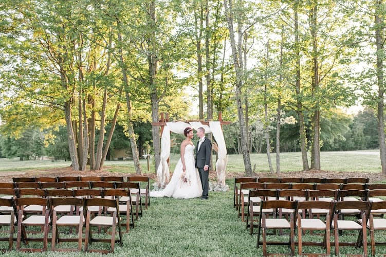 Bob Reid Field Trial Barn at the Anne Springs Close Greenway - exterior view of luxury portable restroom trailer in Fort Mill, South Carolina