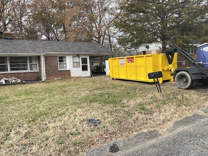 Bowen's Dumpster Services - exterior view of luxury portable restroom trailer in Gastonia, North Carolina